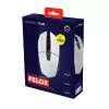 Rato Trust GXT 110 FELOX Gaming Mão direita RF Wireless Ótico 4800 DPI