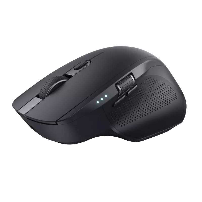 Rato Trust Ozaa+ Escritório Mão direita RF Wireless + Bluetooth 3200 DPI