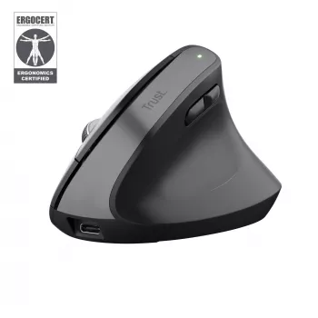 Rato Trust Bayo+ Escritório Mão direita RF Wireless + Bluetooth Ótico 2400 DPI