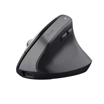 Rato Trust Bayo+ Escritório Mão direita RF Wireless + Bluetooth Ótico 2400 DPI