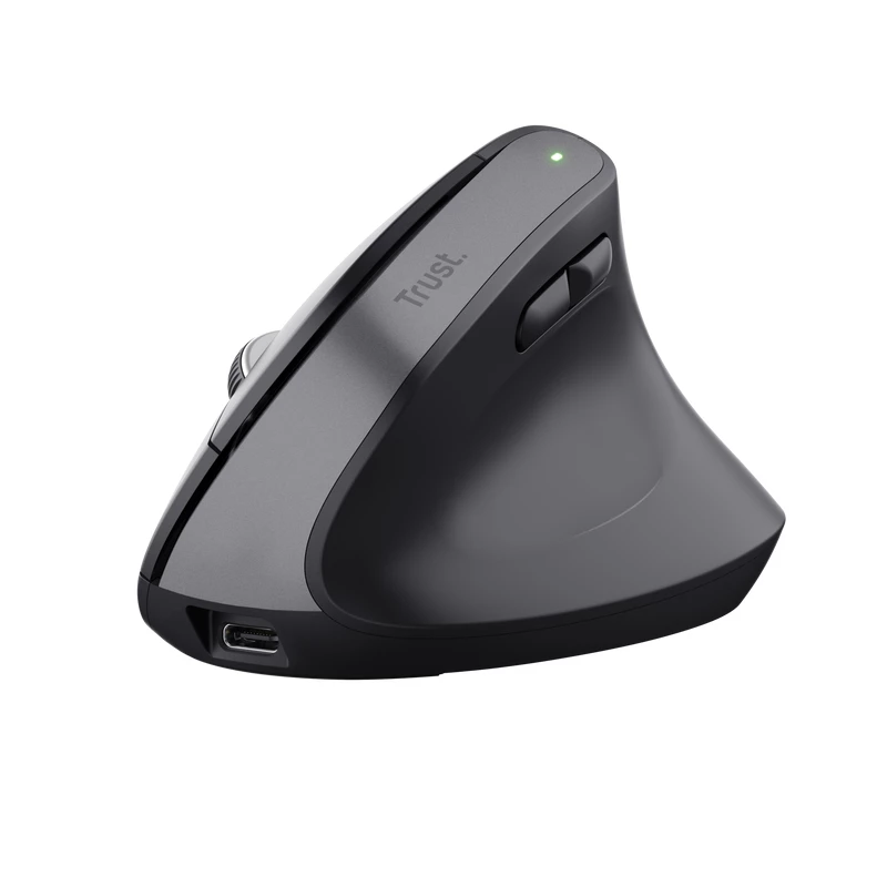 Rato Trust Bayo+ Escritório Mão direita RF Wireless + Bluetooth Ótico 2400 DPI