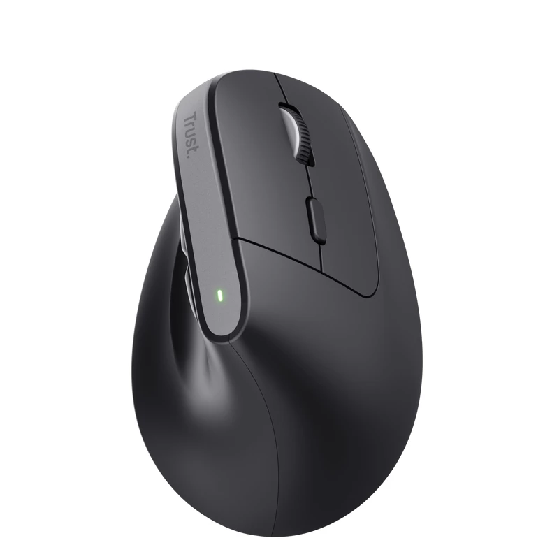 Rato Trust Bayo+ Escritório Mão direita RF Wireless + Bluetooth Ótico 2400 DPI