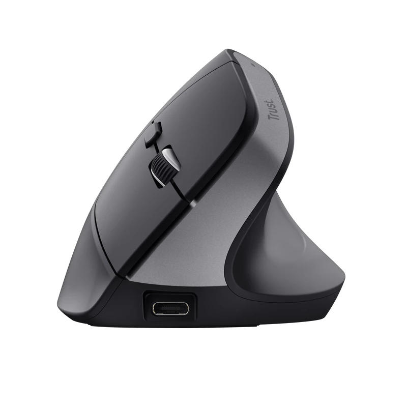 Rato Trust Bayo+ Escritório Mão direita RF Wireless + Bluetooth Ótico 2400 DPI