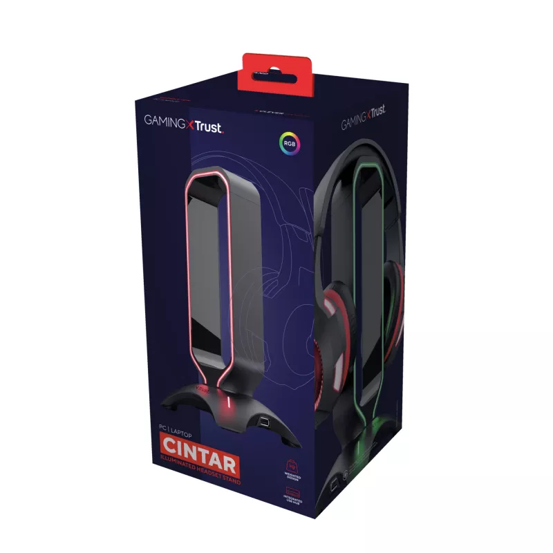 Suporte para auscultadores Trust GXT 265 Cintar