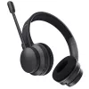 Headset Trust Ayda com fios e sem fios arco de cabeça chamadas/música USB-C Bluetooth preto