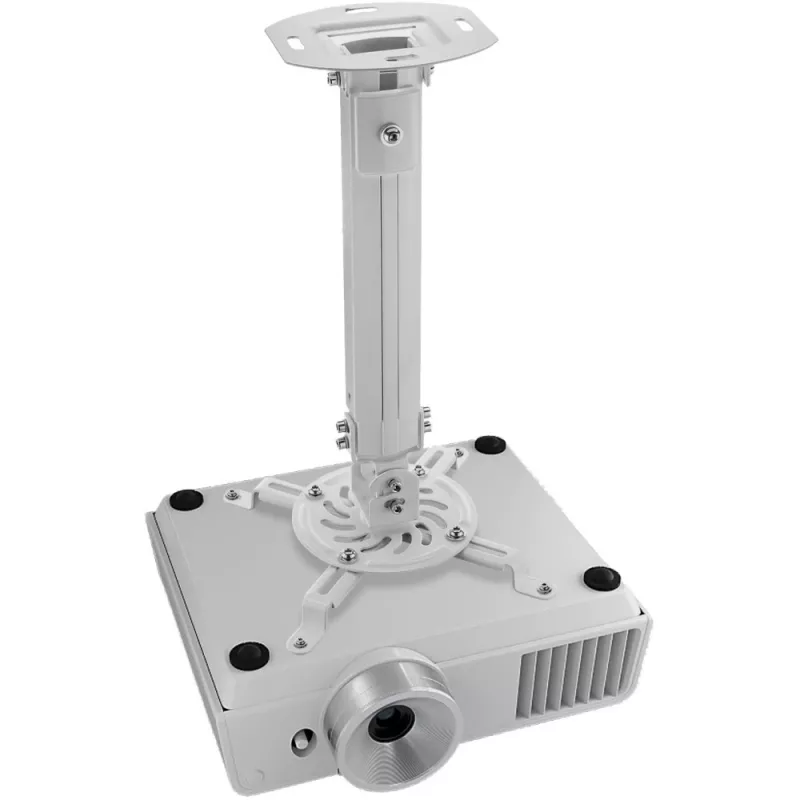 Suporte de teto para projetor Techly extensão 380-580 mm prateado ICA-PM 18S