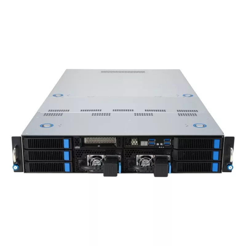 Barebone de servidor ASUS 90SF0251-M004X0 Intel C741 Rack (2U) preto, aço