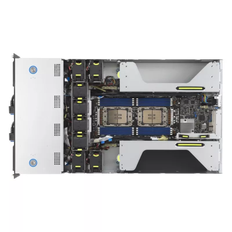Barebone de servidor ASUS 90SF0251-M004X0 Intel C741 Rack (2U) preto, aço