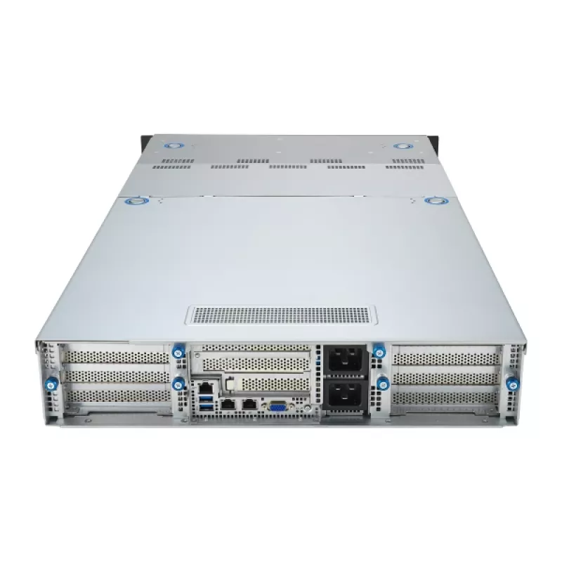 Barebone de servidor ASUS 90SF0251-M004X0 Intel C741 Rack (2U) preto, aço