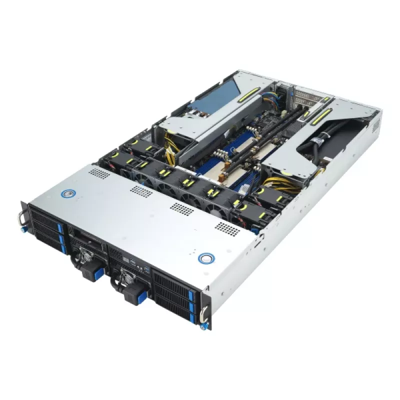 Barebone de servidor ASUS 90SF0251-M004X0 Intel C741 Rack (2U) preto, aço