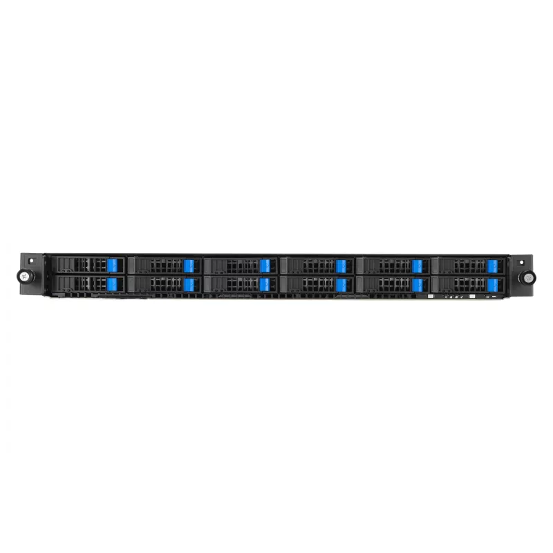 ASUS RS700A-E12-RS12U Socket SP5 Rack (1U) preto, aço