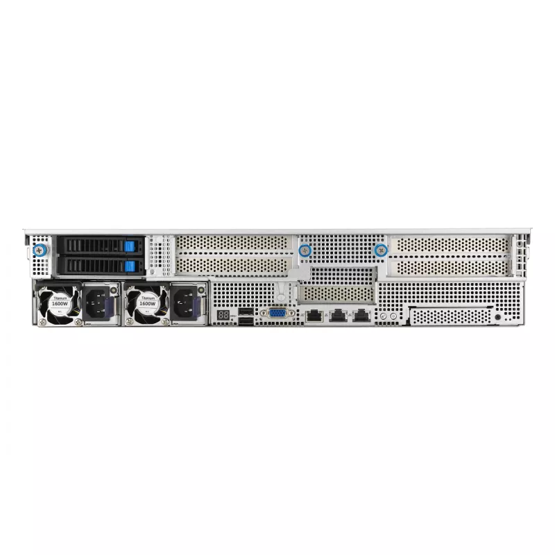 ASUS RS521A-E12-RS12U Socket SP5 Rack (2U) preto, prateado
