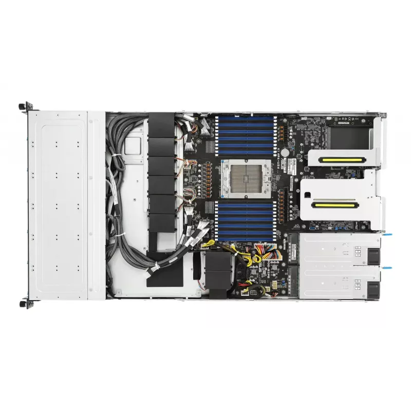 Servidor Rack (1U) ASUS RS501A‑E12‑RS12U — LGA 6096, DDR5 até 3 TB, 24 DIMM, 1600W