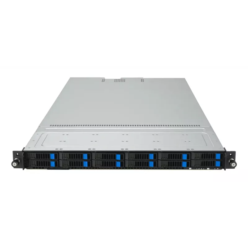 Servidor Rack (1U) ASUS RS501A‑E12‑RS12U — LGA 6096, DDR5 até 3 TB, 24 DIMM, 1600W