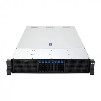 ASUS RS720A-E13-RS8G Socket SP5 Rack (2U) preto, prateado