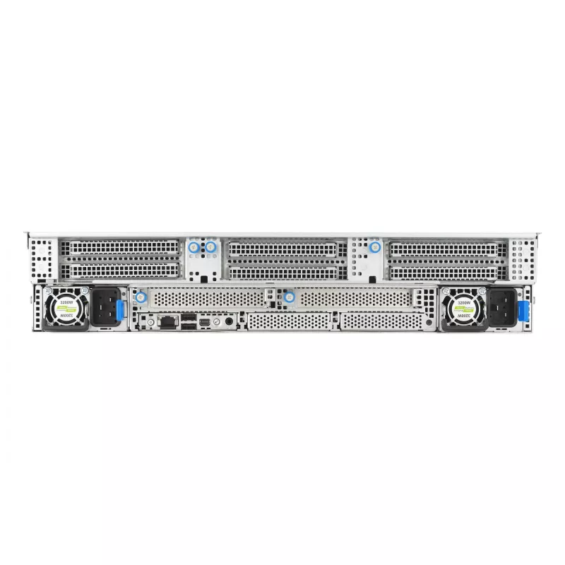 ASUS RS720A-E13-RS8G Socket SP5 Rack (2U) preto, prateado