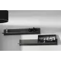 Conjunto de prateleiras de parede flutuantes Cama Meble SOHO 1250×200×200 mm, aglomerado de partículas, preto mate (duas prateleiras)