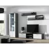 Conjunto de prateleiras de parede flutuantes Cama Meble SOHO, 2 prateleiras, 1250×200×200 mm, aglomerado de partículas, cinzento mate