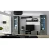 Conjunto de prateleiras de parede flutuantes Cama Meble SOHO, 2 prateleiras, 1250×200×200 mm, aglomerado de partículas, cinzento mate