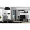 Conjunto de prateleiras de parede flutuantes Cama Meble SOHO, 2 prateleiras, 1250×200×200 mm, aglomerado de partículas, cinzento mate