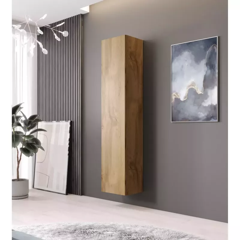 Armário de parede Cama Meble VIGO 180, 1800×400×300 mm, carvalho Wotan