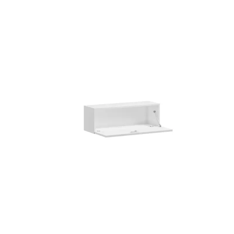 Armário de parede cama meble VIGO 90 — 900×350×320 mm, preto/preto brilhante