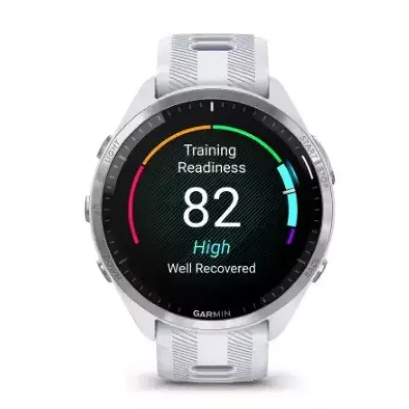 Garmin Forerunner 965 smartwatch, 47 mm, AMOLED de 1,4 polegadas, 32 GB, GPS, branco