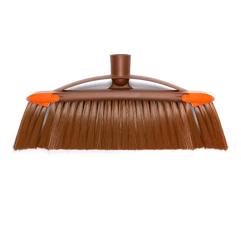 Vassoura de interior VILEDA modelo 136082 com cerdas de plástico macias/duras e cabo, bronze