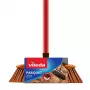Vassoura de interior VILEDA modelo 136082 com cerdas de plástico macias/duras e cabo, bronze