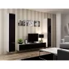 Suporte de TV cama meble VIGO 180 — 1800×400×300 mm, tampo branco, estrutura branca, aglomerado