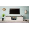 Móvel de TV Cama Meble GRANERO RTV 200x56,7x35 cm — tampo branco, corpo em aglomerado