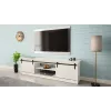 Móvel de TV Cama Meble GRANERO RTV 200x56,7x35 cm — tampo branco, corpo em aglomerado
