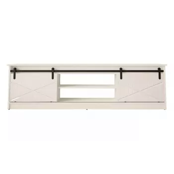 Móvel de TV Cama Meble GRANERO RTV 200x56,7x35 cm — tampo branco, corpo em aglomerado