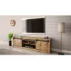 Móvel de TV Cama Meble GRANERO RTV, acabamento carvalho Wotan, 2000×350×567 mm