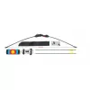 Arco clássico POE LANG EK Chameleon RE-012B, alumínio, 10–15 lb, 1230 mm, 800 g, comprimento de corda 51–61 cm