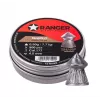 Diabolo para carabina de ar RANGER CLAS03.45.500 — diabolo 4,5 mm, ponta aguçada com ranhuras, 500 unid. em distribuidor de alumínio