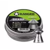 Esferas diabolo RANGER PRORO.45.500.S — diabolo 4,5 mm ponta aguçada, 500 unid., distribuidor de alumínio