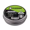 Esferas diabolo RANGER PRORO.45.500.S — diabolo 4,5 mm ponta aguçada, 500 unid., distribuidor de alumínio
