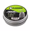 RANGER Diabolo Professional Solid PRORO.45.350 chumbos para armas de ar comprimido 4,5 mm, semirredondos, 1,15 g, 350 unid.