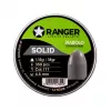 RANGER Diabolo Professional Solid PRORO.45.350 chumbos para armas de ar comprimido 4,5 mm, semirredondos, 1,15 g, 350 unid.