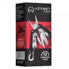 AZYMUT Turon H-P224108 multiferramenta, 10 ferramentas + mosquetão + bolsa de cinto