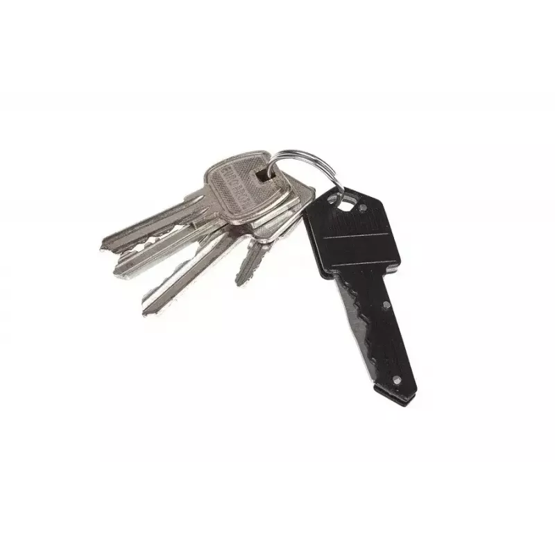 Faca de bolso GUARD YC-006-BL — compacta preta, lâmina de aço inoxidável 50 mm, fechada 70 mm, peso 80 g