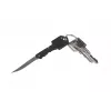 Faca de bolso GUARD YC-006-BL — compacta preta, lâmina de aço inoxidável 50 mm, fechada 70 mm, peso 80 g