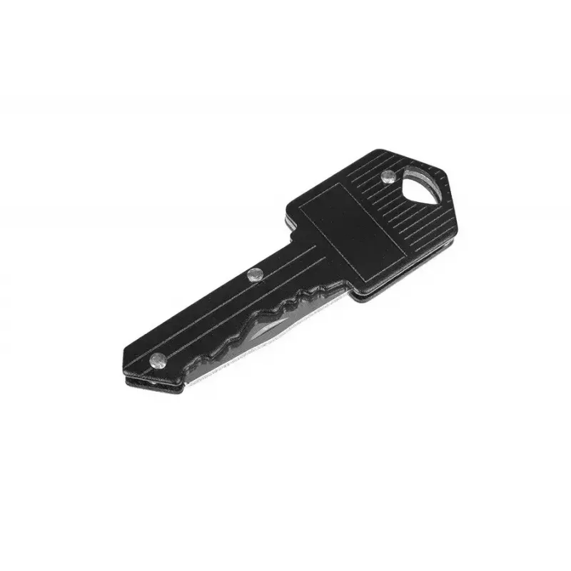 Faca de bolso GUARD YC-006-BL — compacta preta, lâmina de aço inoxidável 50 mm, fechada 70 mm, peso 80 g