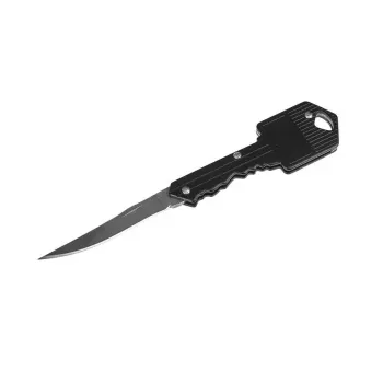 Faca de bolso GUARD YC-006-BL — compacta preta, lâmina de aço inoxidável 50 mm, fechada 70 mm, peso 80 g