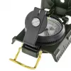 Bússola de navegação magnética Mil‑Tec Mil‑Tec US com iluminação, caixa de alumínio, escalas 1:50k e 1:25k, verde-azeitona