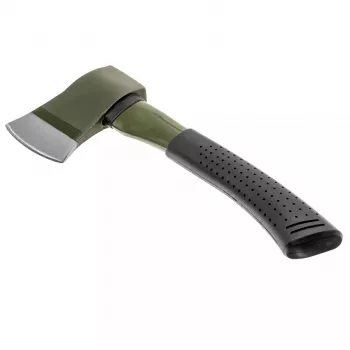 Machado Mil-Tec 15506000 — machado de exterior compacto, lâmina de aço inoxidável 4,6 mm, comprimento 280 mm, largura da cabeça 80 mm, peso 832 g