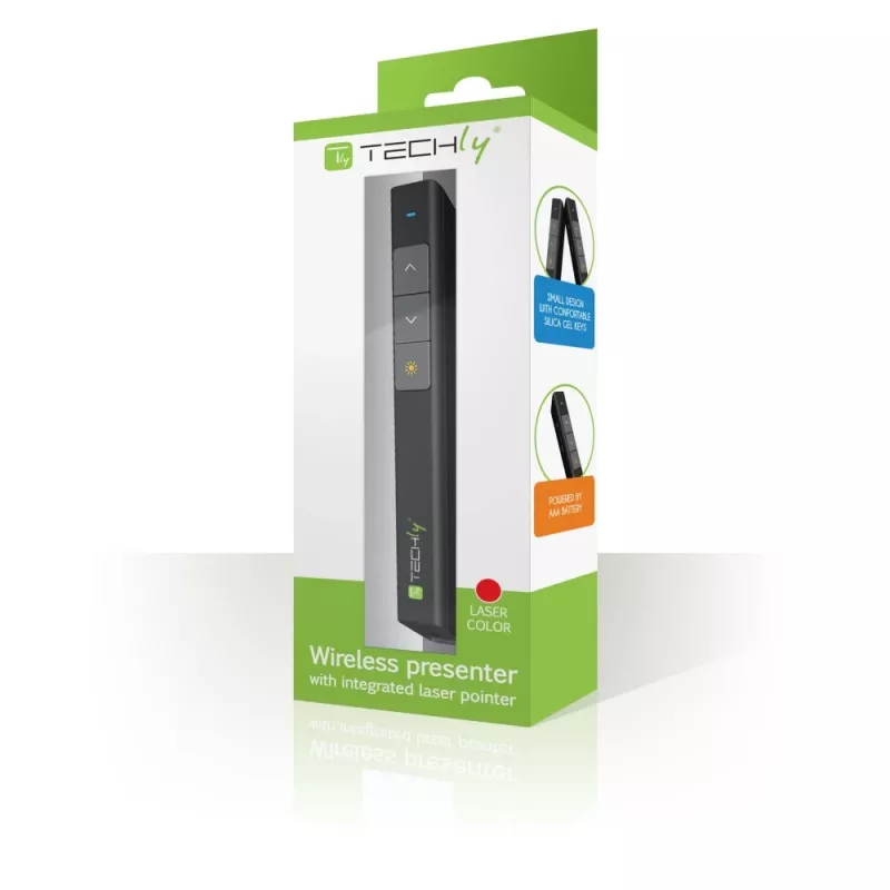 Techly ITC-LASER26 Apresentador sem fios RF preto