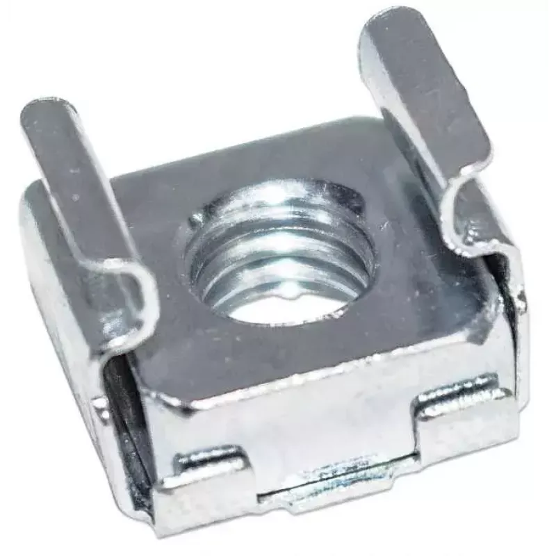 Conjunto de porcas gaiola INTELLINET 711081 — caixa em plástico, prateado, conjunto de montagem, 10 g