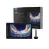 HUION Kamvas Pro 13 (2.5K) GT1302 tablet gráfico com ecrã, IPS 2.5K de 13,3 polegadas, quantum dot, 286,5×179 mm, 8192 níveis de pressão, 5080 lpi, USB-C, prateado